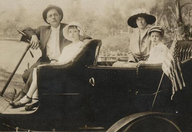 Sallie and George with their kids.